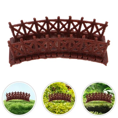  2 Pcs Miniature Landscape Bridge Aquarium Decor Fish Tank Decoration - image 1 of 4