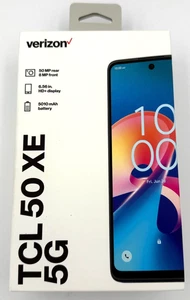 Smartphone Prepago Verizon TCL 50 XE 5G 128GB 5G 50MP Cámara 6.6 HD+ Pantalla NUEVO - Imagen 1 de 5