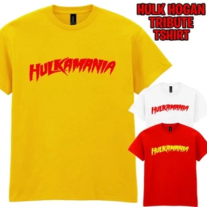Hulkamania Hulk Hogan Tribute T-Shirt 1953-2025 R.I.P Wrestling Unisex Tee - Picture 1 of 4