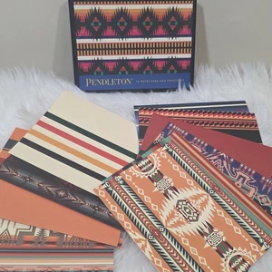 Pendleton Blanket Pattern Notecards And Envelopes Boxed Set Of 11 - Picture 1 of 12