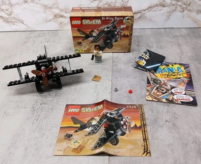 LEGO System 5928 Desert Bi-Wing Baron 100% Complete w/ Instructions & Box - Image 1 of 4