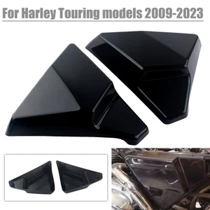 For Harley Road Electra Street Glide CVO 09-23 Left Right Side Cover Panel Black - Bild 1 von 9