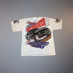 Vintage 90’s NASCAR Dale Earnhardt The Intimidator Brickyard 400 2XL XL T-Shirt Used - Bild 1 von 24