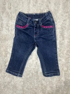 Gymboree rosa bestickte Jeans Größe 6-12 Monate - Bild 1 von 5