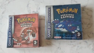 Lotto giochi pokemon rubino & zaffiro gioco game boy advance Nintendo - Foto 1 di 19
