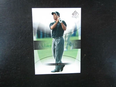 2004 Upper Deck SP Authentic # 1 Tiger Woods Card  - Image 1 of 2