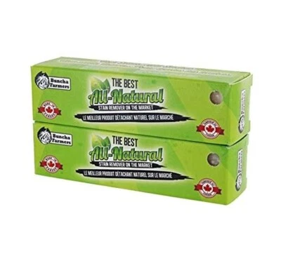 2X BunchaFarmers All Natural 100% Biodegradable Stain Remover Stick. Pack of 2. - Image 1 of 4