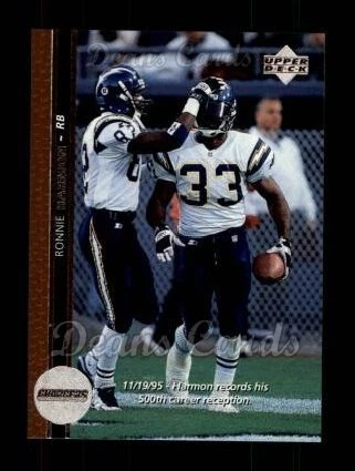 1996 Upper Deck #37 Ronnie Harmon Chargers Iowa 8 - NM/MT - Image 1 of 1