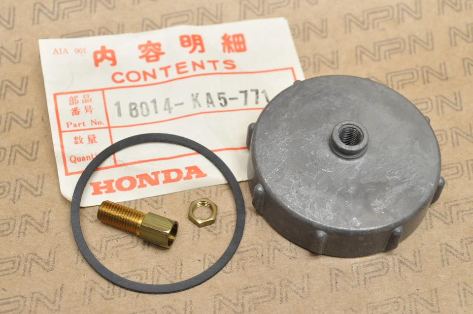 Juego tapa carburador Elsinore 16014-KA5-771 NUEVO DE STOCK Honda CR250 R CR480 R CR500 R Foto 1 de 2