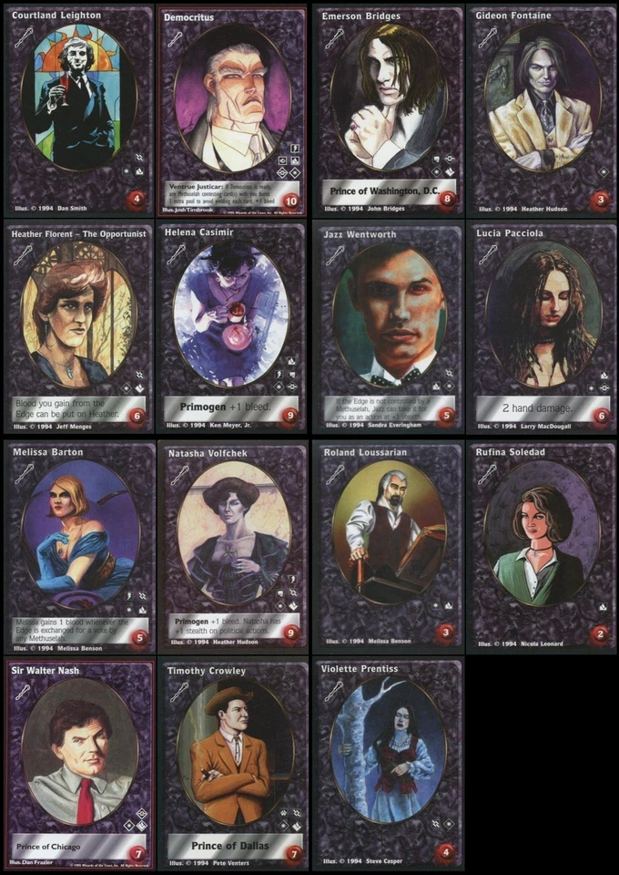 Ventrue Complete Jyhad Crypt G1 Vampires V:TES VTES Vampire CCG - Image 1 of 1
