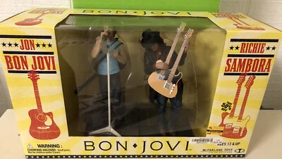 Jon Bon Jovi & Richie Sambora Action Figures Set McFarlane Toys Box New - Image 1 of 4