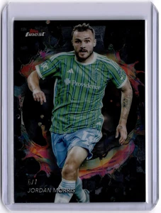 Jordan Morris 2024 Topps Finest MLS Black Refractor Rare #240 Sounders #5/7 - Picture 1 of 2