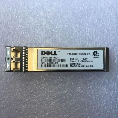DELL WTRD1 10G SFP FTLX8571D3BCL-FC N743D SR 850nm Optic Transceiver Module - Image 1 of 4