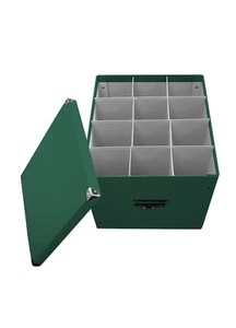 Byers Choice Caroler Condo Storage Box Holds up to 12 ADULTS w/Handles & Lid NEW - Picture 1 of 5