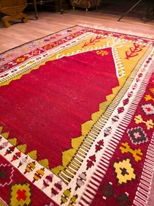 Antique Turkish Kilim Prayer Rug - Early XX. Century - Picture 1 of 4