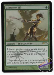 Glistener Elf FOIL FNM Promos, MTG MISPRINT. Card in Portuguese, name in English - Imagen 1 de 3