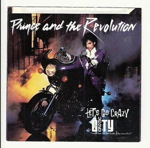 45RPM, PRINCE ' PICTURE SLEEVE ONLY , LETS GO CRAZY ' VG+ ROCK - Picture 1 of 2