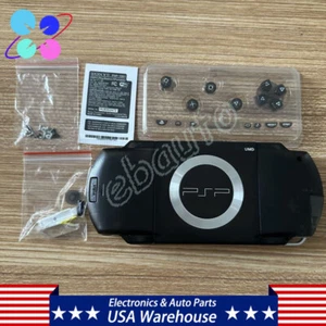 Per Sony PSP 1000 nero custodia completa guscio custodia portatile con pulsanti set - Foto 1 di 6