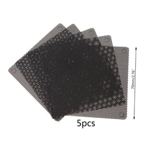 5x PVC PC Fan Dust Filter Dustproof for Case Computer Mesh 7cm Computer for Case - Afbeelding 1 van 8