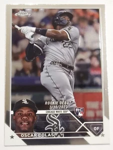 2023 Topps Chrome Update Baseball Oscar Colas Rookie #USC215 Chicago White Sox - Picture 1 of 2
