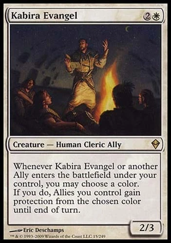 1x Kabira Evangel Zendikar MtG Magic White Rare 1 x1 Card Cards - Image 1 of 1