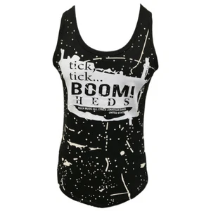 NWT BOOM ROCK SUMMER GYM WORKOUT MEN'S BLACK SLEEVELESS SLIM FIT TANK TOP SIZE M - Picture 1 of 3
