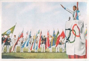 GÉO ANDRÉ SERMENT OLYMPIQUE CÉRÉMONIE OUVERTURE JEUX OLYMPIQUES PARIS 1924 IMAGE - Picture 1 of 2