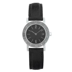 Bvlgari Bvlgari 26mm Steel Black Dial Quartz Ladies Watch BB 26 SLD - Picture 1 of 6
