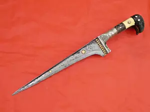 EXCEPTIONAL ANTIQUE CENTRAL ASIA CHOORA DAGGER Afghanistan Bukhara Islamic Sword - Picture 1 of 24