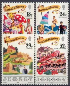 Jersey 1990 Yvert 510/13 Turism MNH VF - Picture 1 of 1