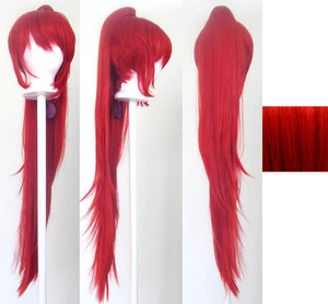 40'' Wavy Pony Tail Clip Scarlet Red Cosplay Wig Clip Only NEW - Picture 1 of 1
