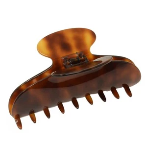 Artiglio per capelli mascella celluloide francese Amie sottile ovale grande 4 1/4" fatto a mano per donna - Foto 1 di 31