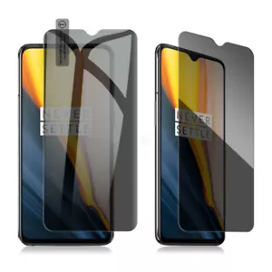 Lote de Protector de Pantalla Anti-peeping Vidrio Templado Privacidad 9H para Oneplus 7 7T Pro - Imagen 1 de 3