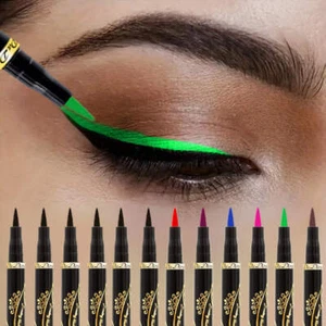 12pcs Waterproof Long-Wearing Liquid Eyeliner Set – Smudge-Resistant, Quick-Dryi - Picture 1 of 12