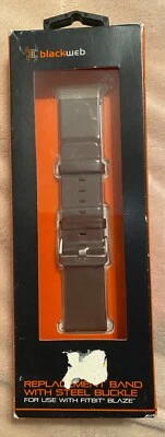 Blackweb replacement band for fitbit blaze with steel buckle - Image 1 of 2