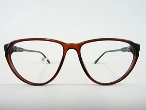 Zeiss 3237 occhiali da vista donna marrone verde grandi forma di farfalla scorrevoli taglia M - Foto 1 di 5