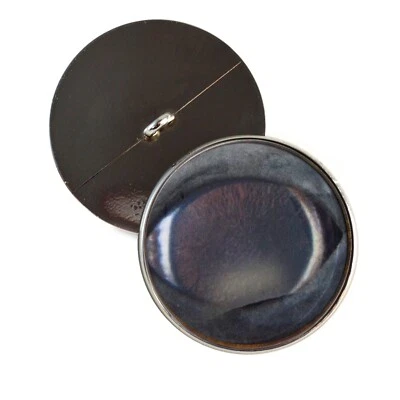 Pair Dolphin Inspired Sew-On Glass Eyes - Image 1 of 4