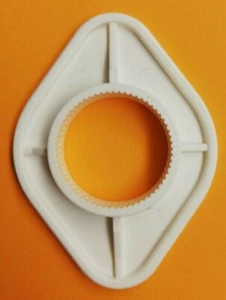 Flaschenöffner / Drehwunder mit Reklame (in weiß) - Bild 1 von 6