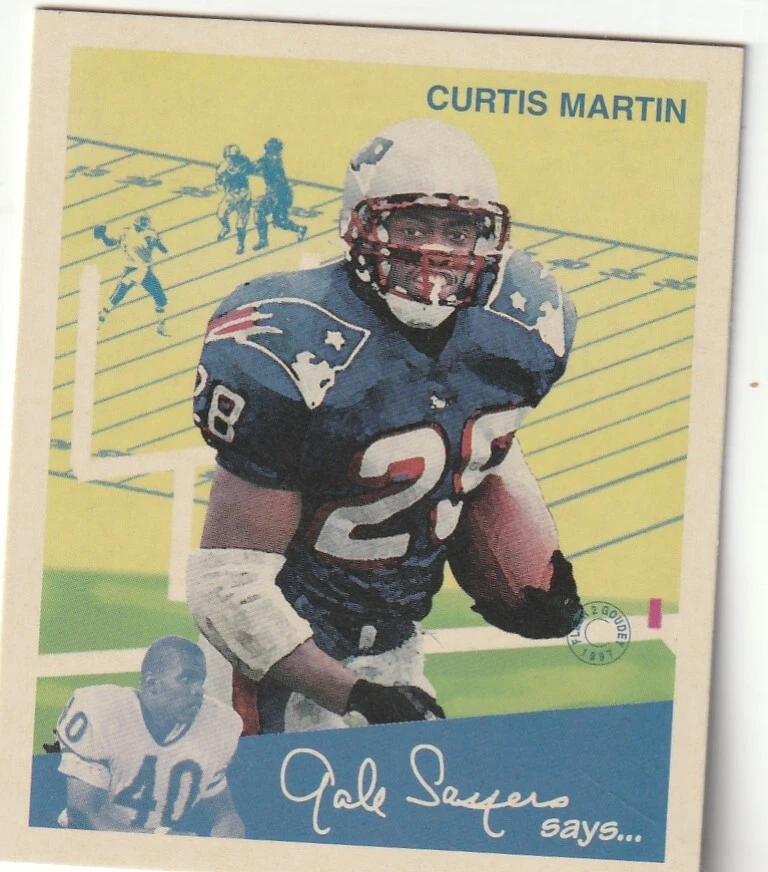 FREE SHIPPING-MINT-1997 Fleer Goudey #28 Curtis Martin - New England Patriots - Image 1 of 1