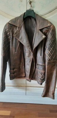 Giubbotto; chiodo in eco pelle, mai indossato - Immagine 1 di 4