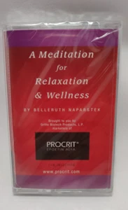 A Meditation for Relaxation & Wellness Cassette By Belleruth Naparstek SEALED - Picture 1 of 2