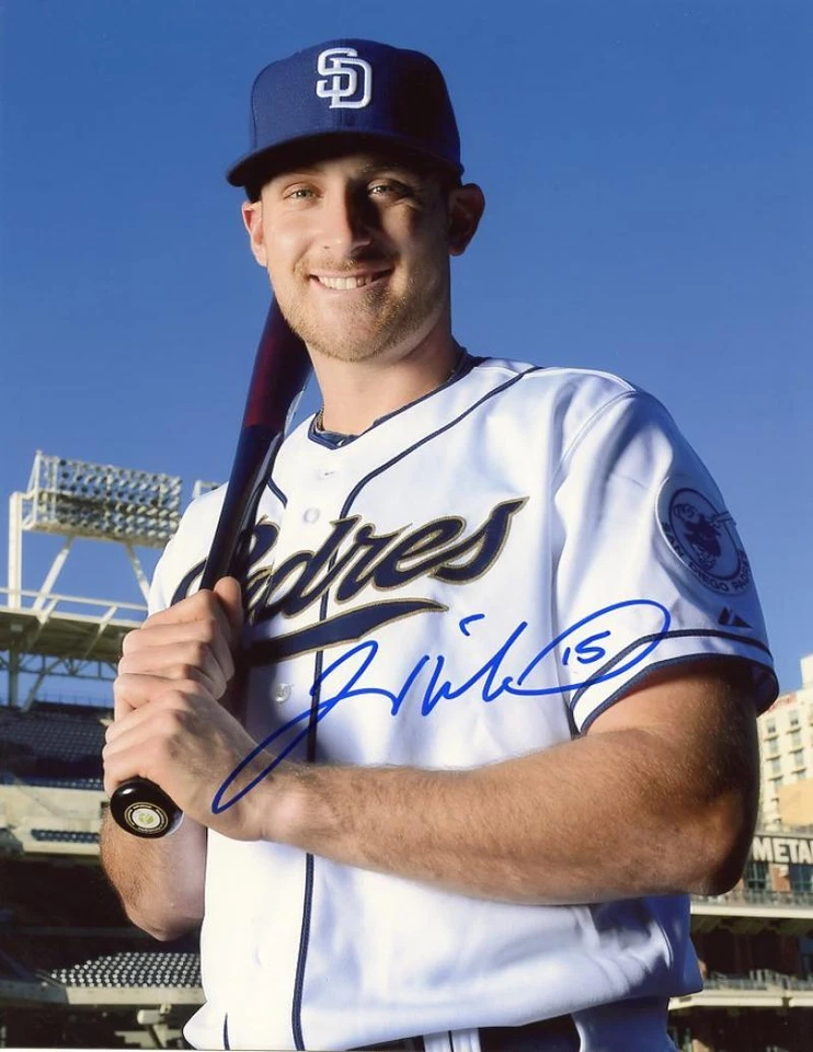 WILL MIDDLEBROOKS W/BAT SAN DEIGO PADRES SIGNED 8X10 PHOTO W/COA - Image 1 of 1