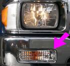 Crystal Front Bumper Indicator Lights for Toyota Hilux Mk3