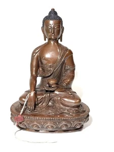 Statua Buddha fatta a mano con processo di cera perduta - Foto 1 di 9
