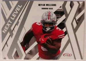 NFL Trading Card Football Miyan Williams Ohio State Buckeyes 2024 Sage - Bild 1 von 2