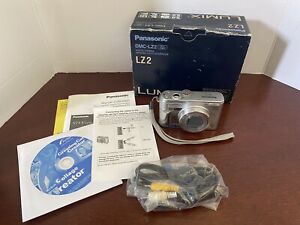 Panasonic Lumix DMC-LZ2 5MP Silver Digital Camera 24x Zoom - Tested Works Great!