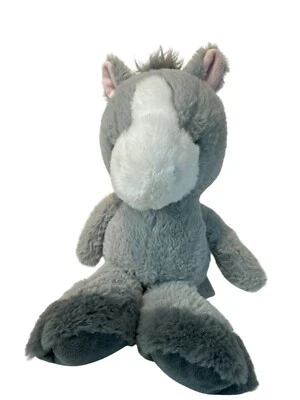 Animal Adventure Plush Gray Donkey Stuffed Animal Toy 12” Soft Floppy 2020 - Image 1 of 4