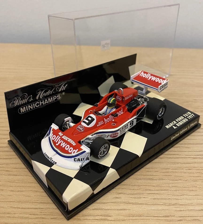 MINICHAMPS March 1977 Ribeiro Hollywood Decals 1:43 / COLLECTION IN DESCRIPTION - Image 1 of 1