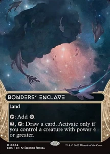 Bonders' Enclave Borderless Regular - Edge Of Eternities: Stellar Sights MTG-NM - Foto 1 di 1
