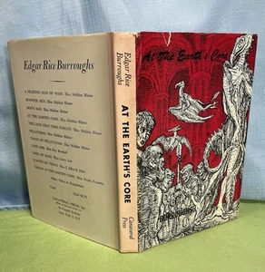 “AT THE EARTH’S CORE” by Edgar Rice Burroughs, Canaveral 1962, Hardback w/dstcvr - Picture 1 of 16